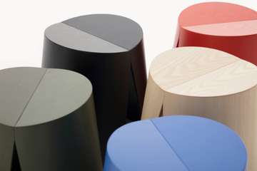 AX - Stackable ash stool by Zilio A&C - view 3